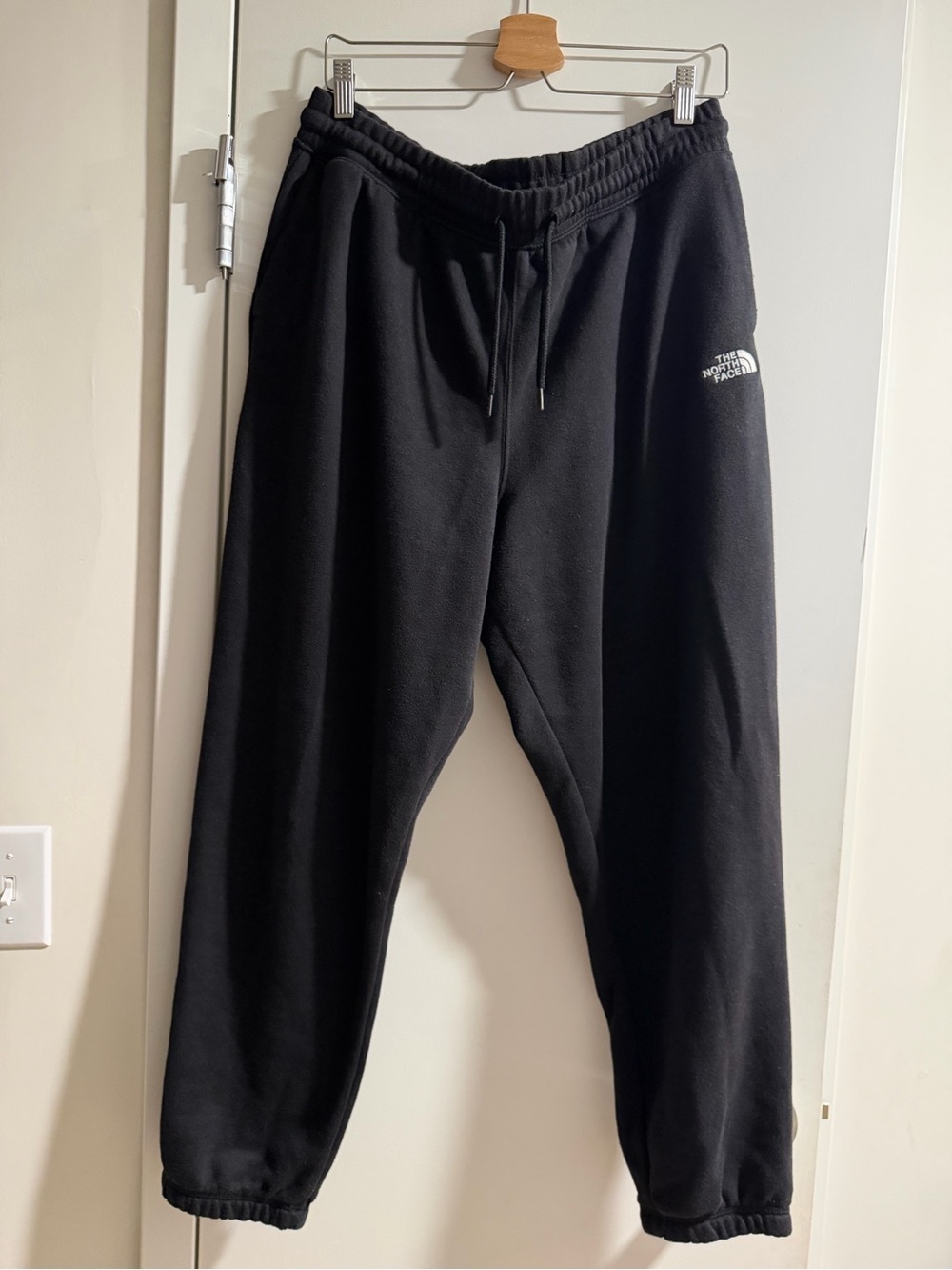 The North Face Black Women Fleece Joggers with Logo